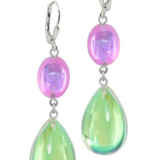 Handmade-Sterling Silver-Crystal Jewelry-Polished Crystals-Green-Pink-LeightWorks-San Diego-David Leight