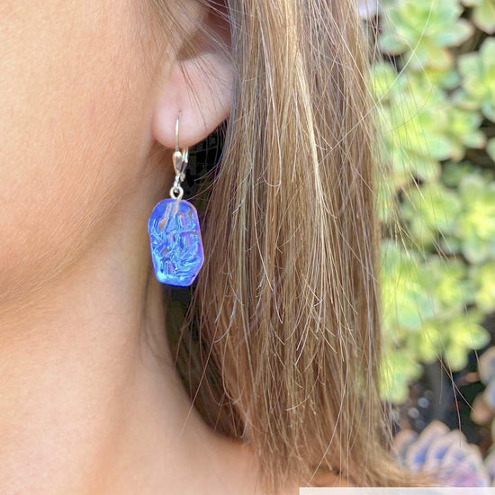 Sterling Silver-Rocky Earrings-Leightworks