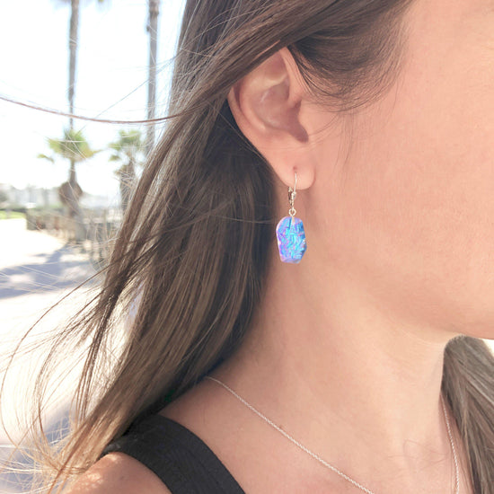 Sterling Silver-Rocky Earrings-Leightworks