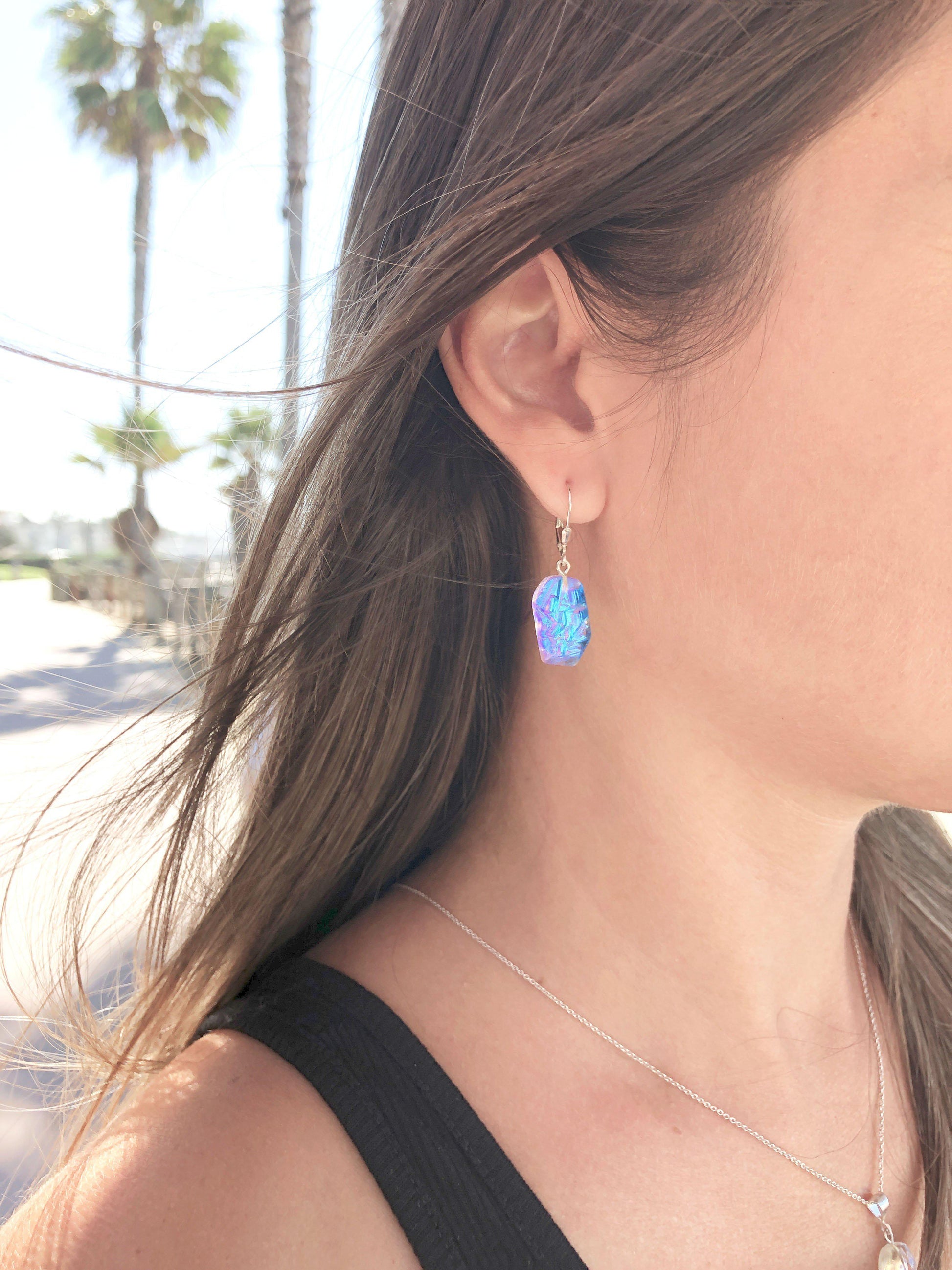 Sterling Silver-Rocky Earrings-Leightworks